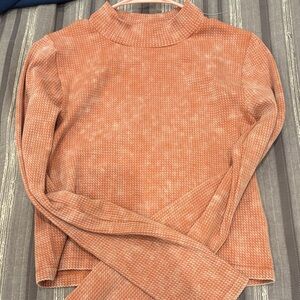 Aeropostale Seamless Orange Sweater
